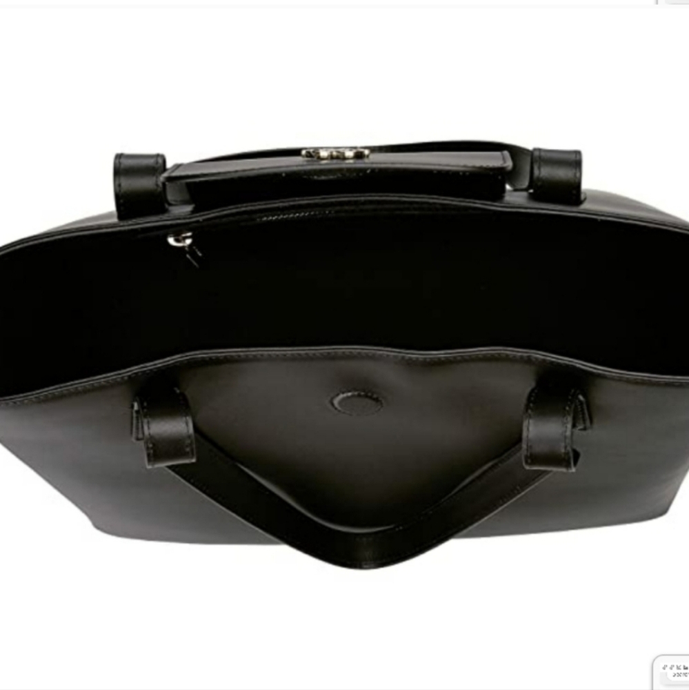 ROBERTO CAVALLI Black Leather Tote - Picture 3 of 10